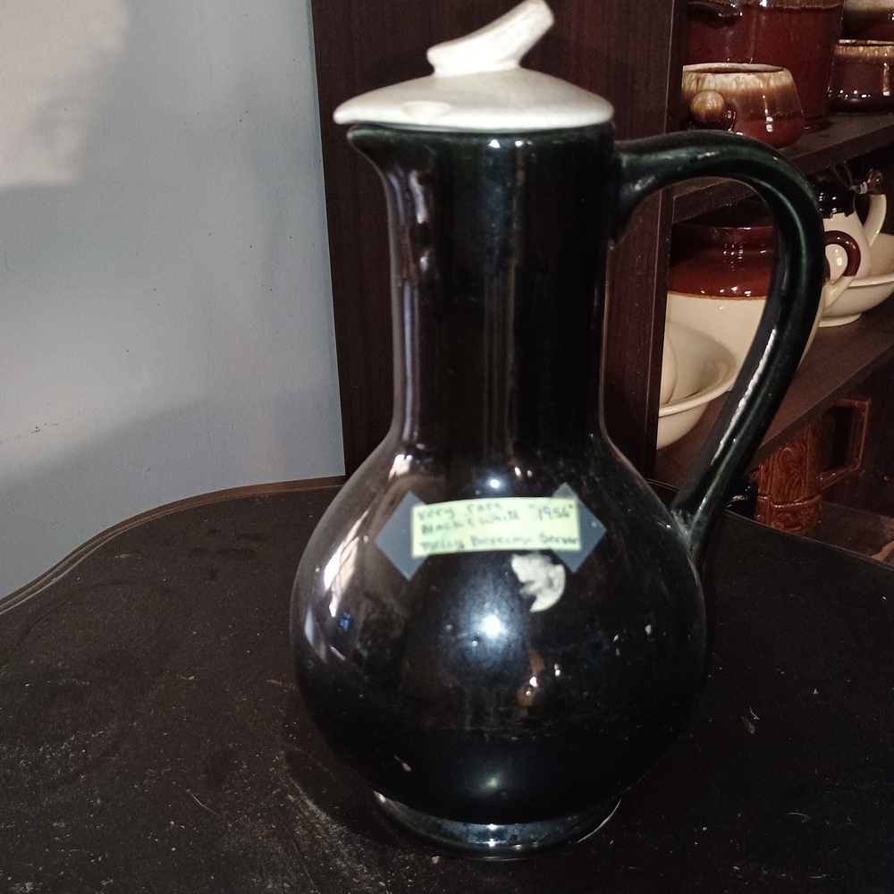 Elegant Black Ceramic Coffee Carafe